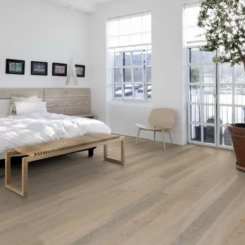 ДУБ AGED STONEWASHED IVORY ПАРКЕТНАЯ ДОСКА KARELIA IMPRESSIO